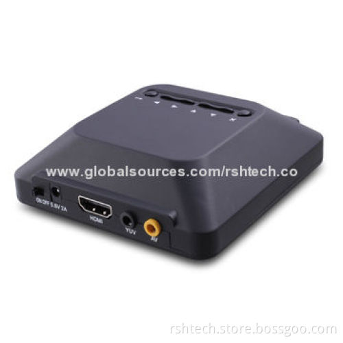Mini HDMI Media Player with USB Host Port and SD/MMC/MS Card Slot, Measures 90 x 90 x 36mm